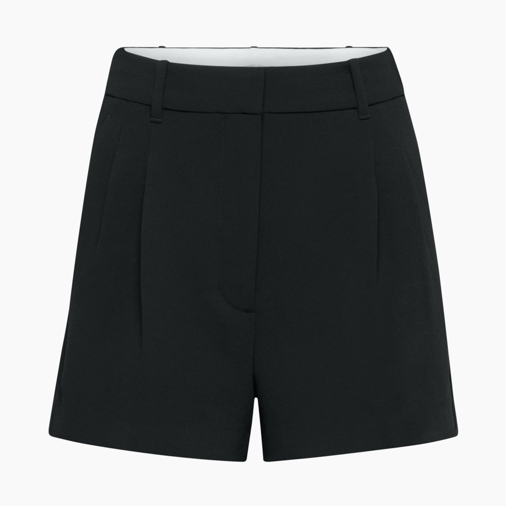 Aritzia “Wilfred” Effortless Shorts 3in Size 4 Black